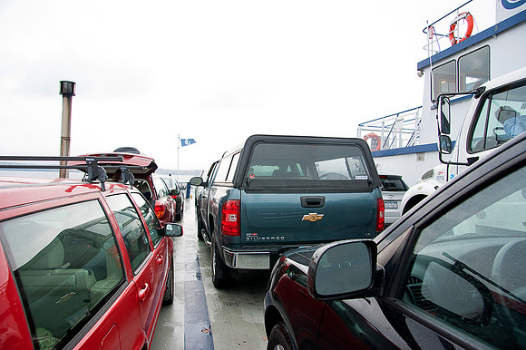 Ferry Across Lake Champlain Charlotte, VT 44*31'N 73*26'W