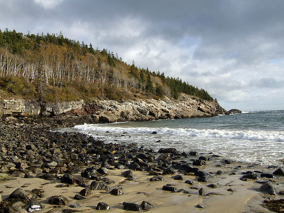 Sand Beach Acadia Ntl Park Bar Harbor, ME 44*39'N 68*20'W